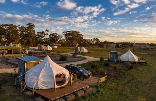 Die 10 besten Glamping-Erlebnisse in Südaustralien